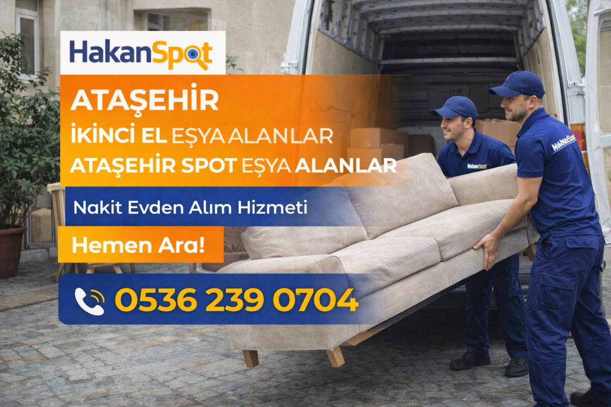 Ataşehir İkinci El Eşya Alanlar | Ataşehir Spot Eşya Alanlar